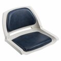 Kd Muebles De Comedor Padded Plastic Fold Down Chair, Navy & White KD3277851
